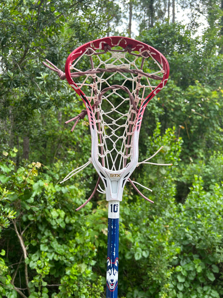 STX Crux 600 on UCONN Nike Arise Elite Shaft w/ Custom Flexmesh